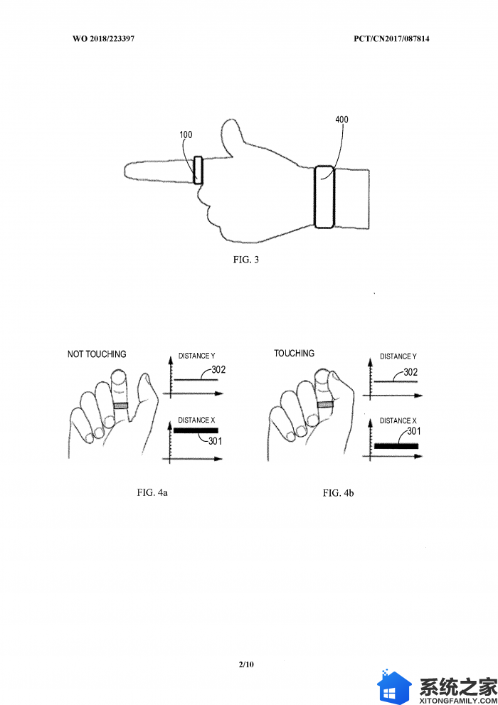 微软获名为“实现多指手势的可穿戴设备”新专利