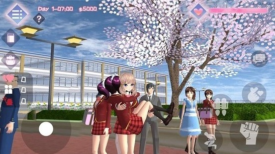 樱花校园恋爱物语游戏下载游戏截图