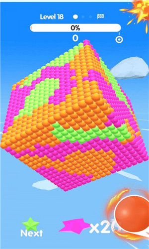 彩色几何球安卓版游戏截图